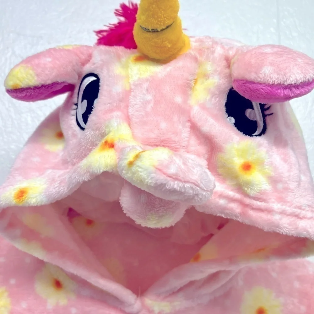𝅺GIRLS Hooded Unicorn Robe (fits 12-13 years)